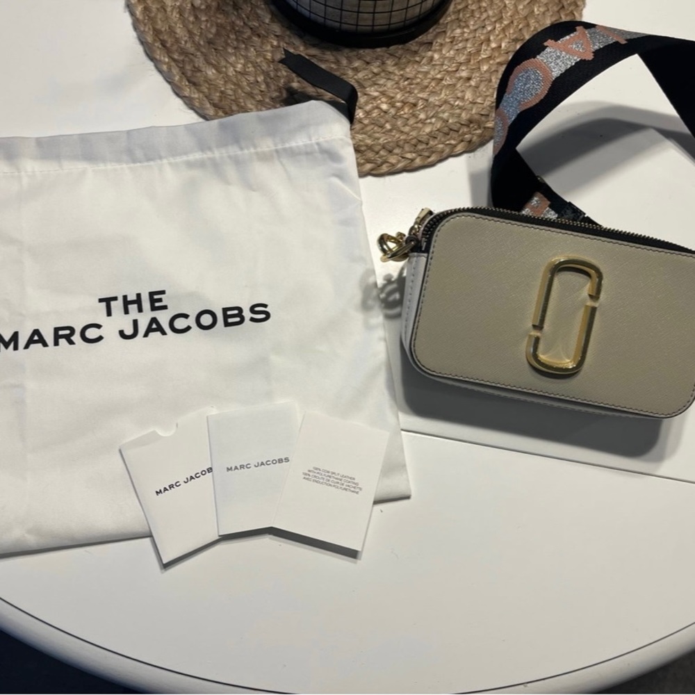 Marc Jacobs snapshot logo strap crossbody